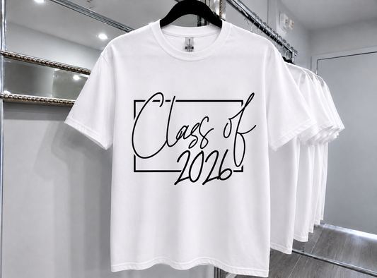Class of 2026 T-Shirt, Senior 2026 Shirt, Graduation Gift for Her Him, Graduate Tee, School Graduation Shirt, Senior Year Shirt