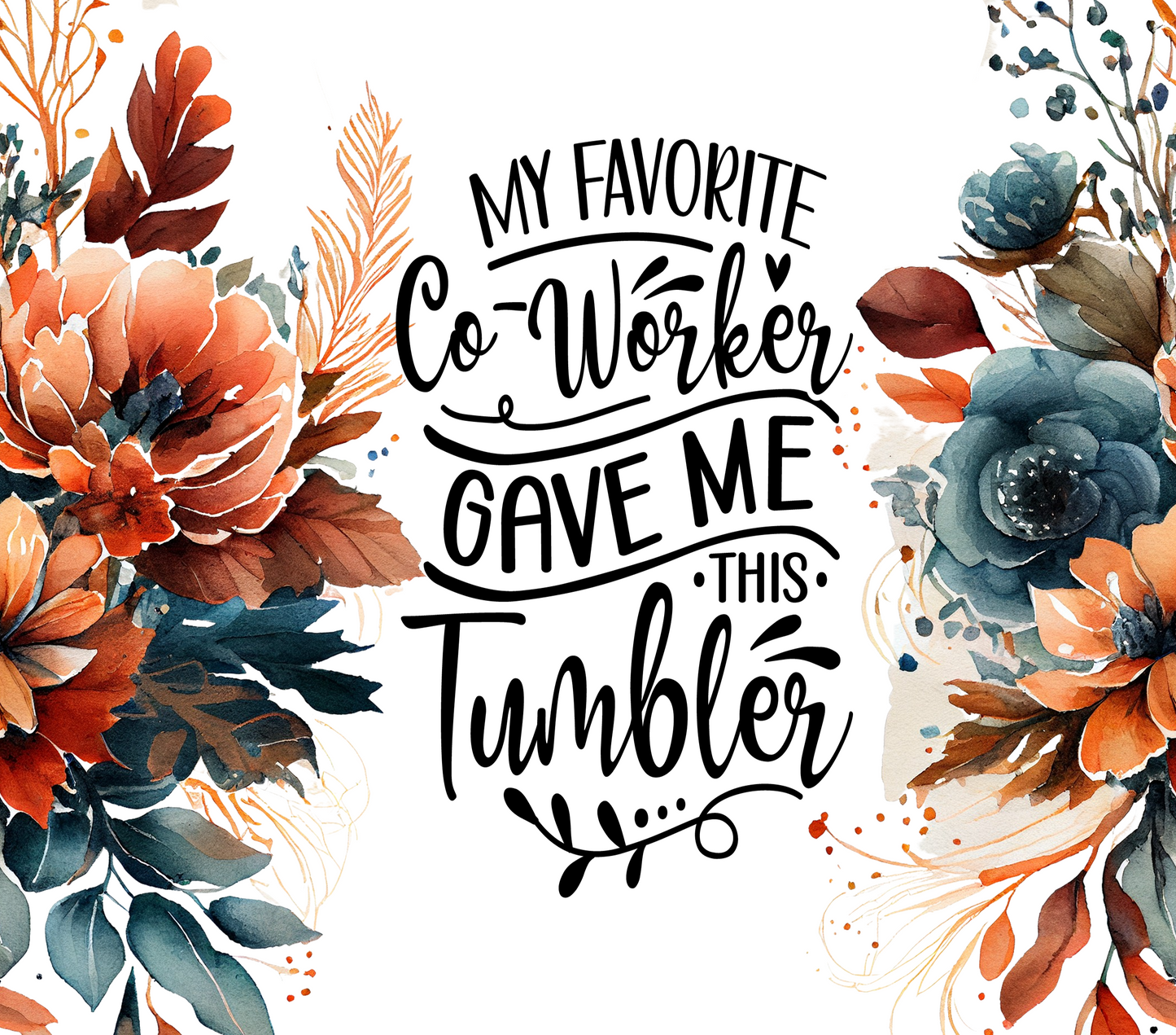 Custom 20oz Skinny Tumbler with Straw – Floral, Funny, Gothic, and Animal Designs – Personalized Sublimation Gift for Her or Him