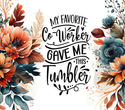 Custom 20oz Skinny Tumbler with Straw – Floral, Funny, Gothic, and Animal Designs – Personalized Sublimation Gift for Her or Him