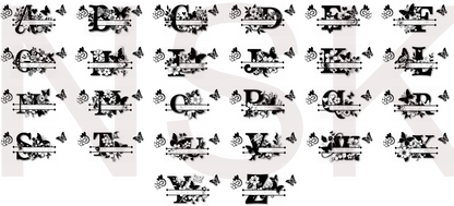 Personalized Floral Initial Mug • Custom Name Coffee Cup