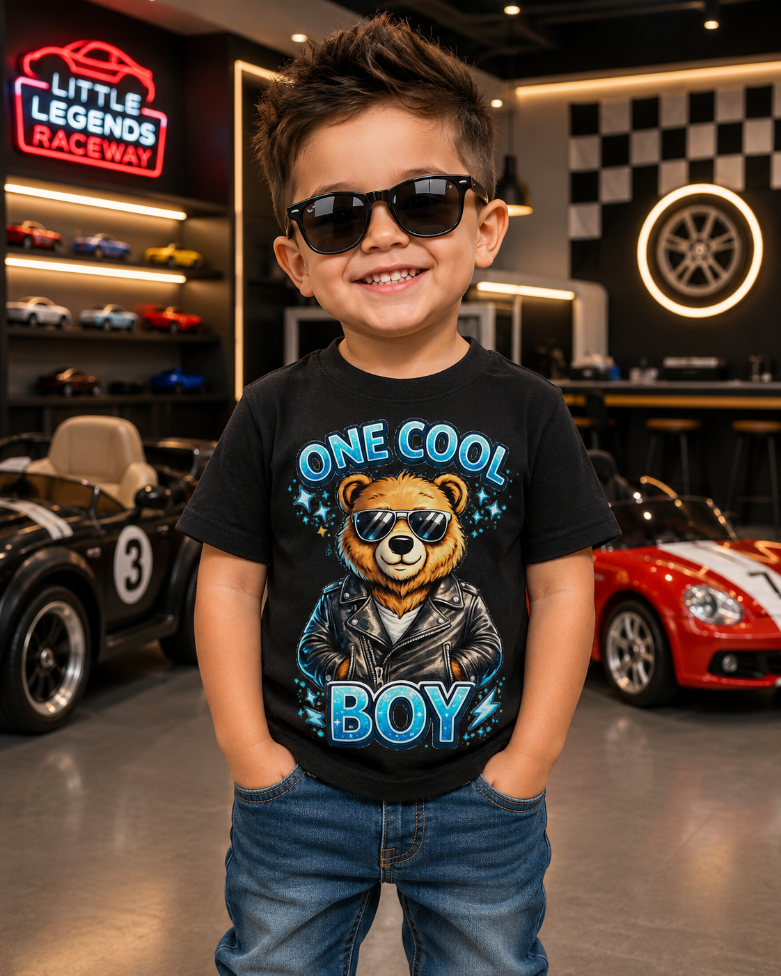 One Cool Boy Toddler Shirt,