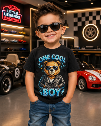One Cool Boy Toddler Shirt,