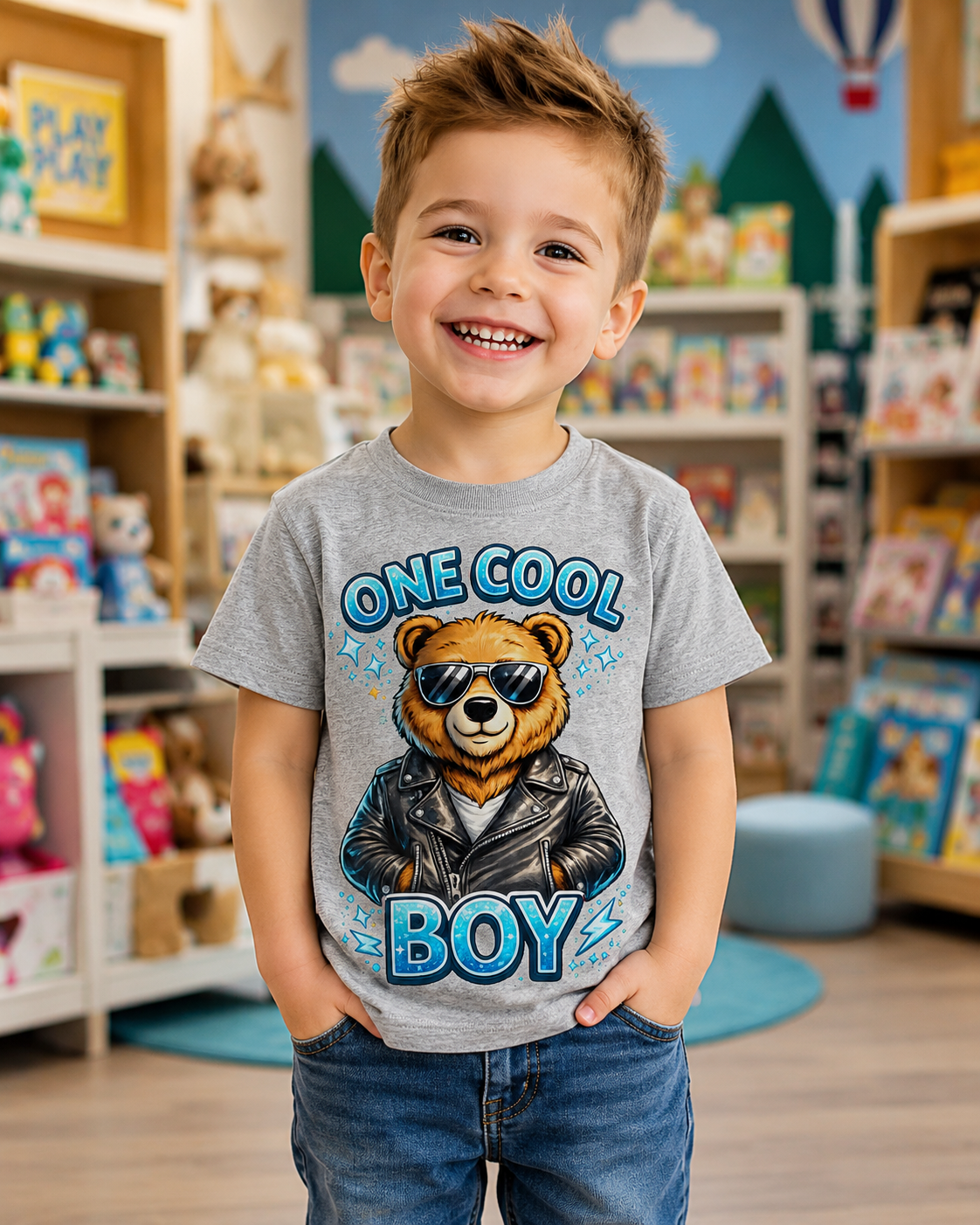 One Cool Boy Toddler Shirt,