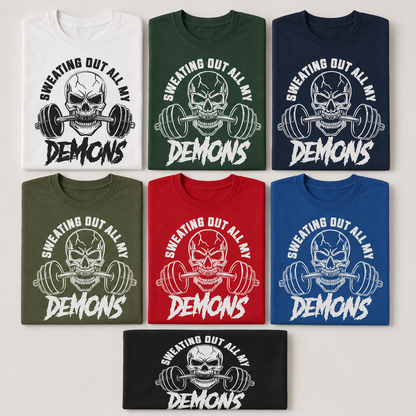 Sweating Out All My Demons Unisex Gym T-Shirt