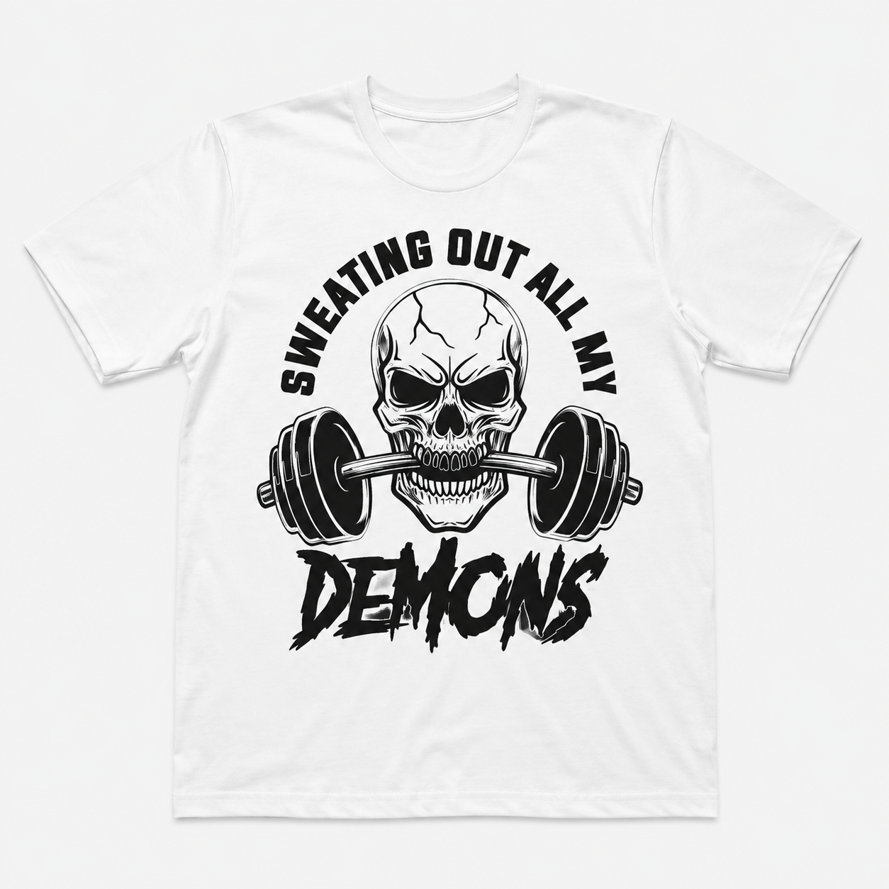 Sweating Out All My Demons Unisex Gym T-Shirt