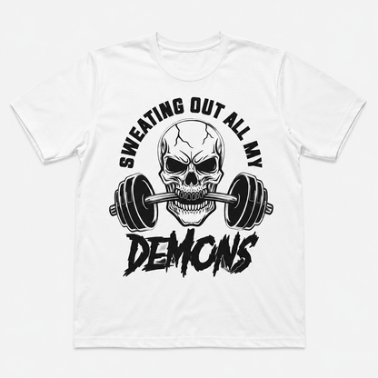 Sweating Out All My Demons Unisex Gym T-Shirt
