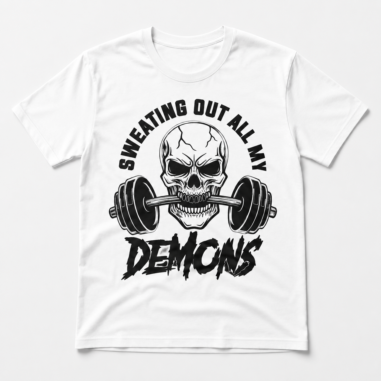 Sweating Out All My Demons Unisex Gym T-Shirt