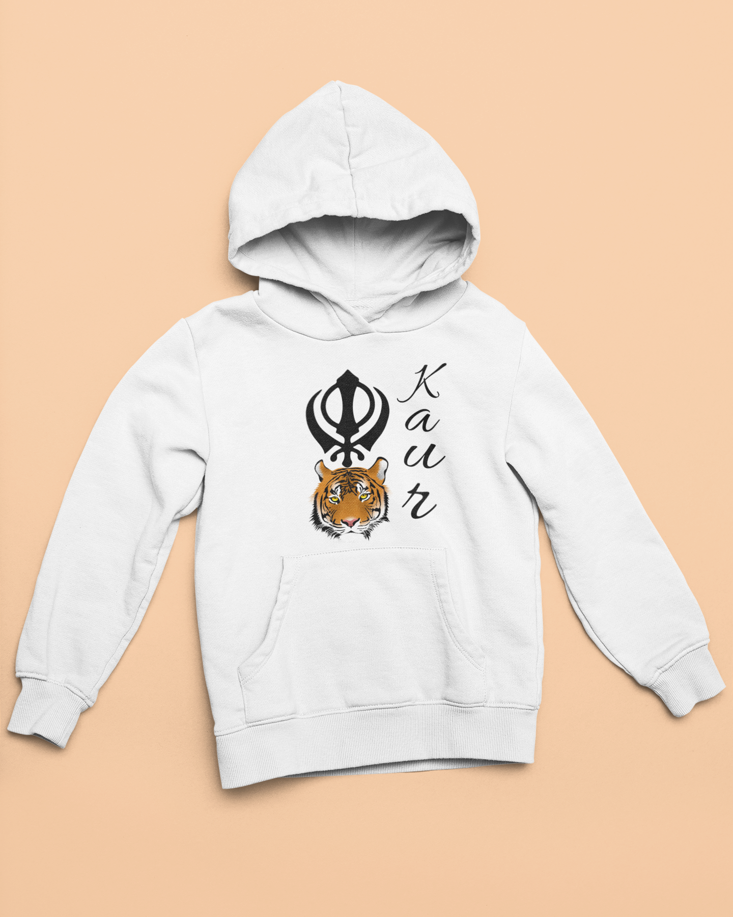 Singh Kaur Matching Hoodies | Sikh Pride, Khanda Tiger Design
