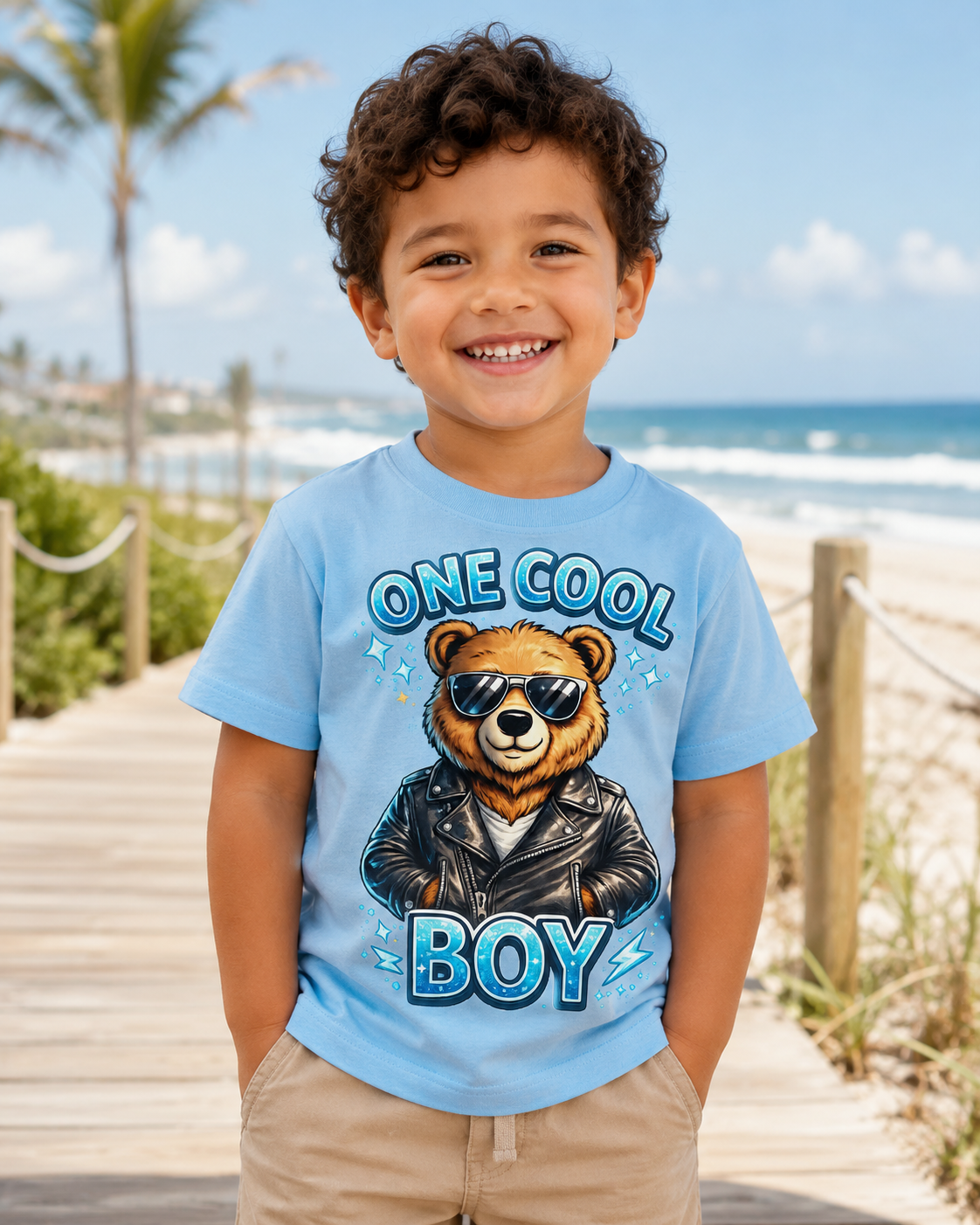 One Cool Boy Toddler Shirt,