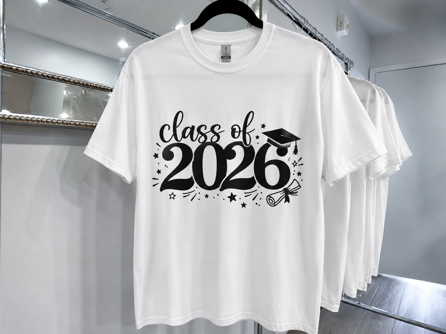 Class of 2026 T-Shirt, Senior 2026 Shirt, Graduation Gift for Her Him, Graduate Tee, School Graduation Shirt, Senior Year Shirt