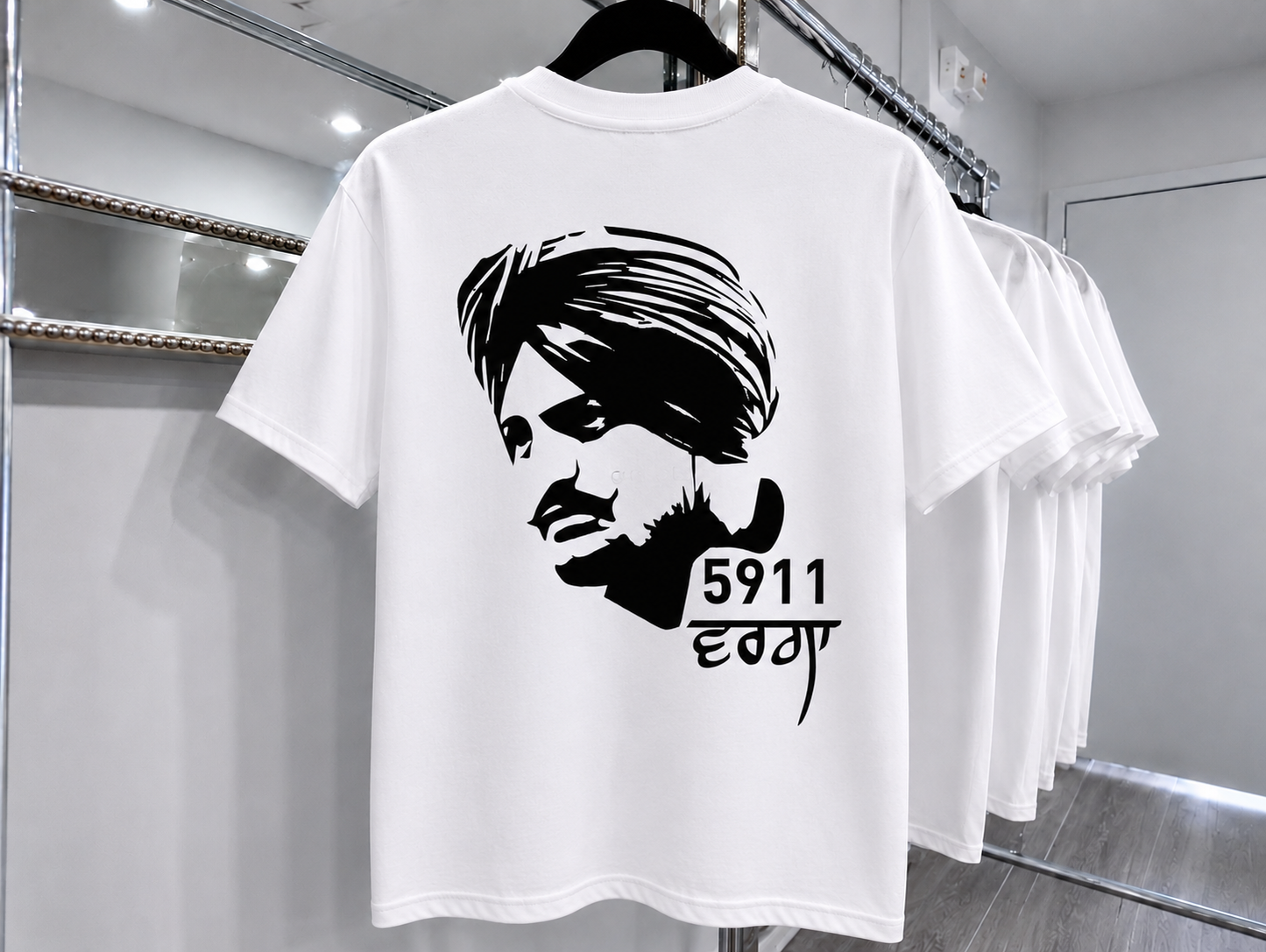 Sidhu Moosewala Tribute T-Shirt | 5911 Legend Punjabi Graphic Tee | Moosewala Fan Shirt | Gift for Fans