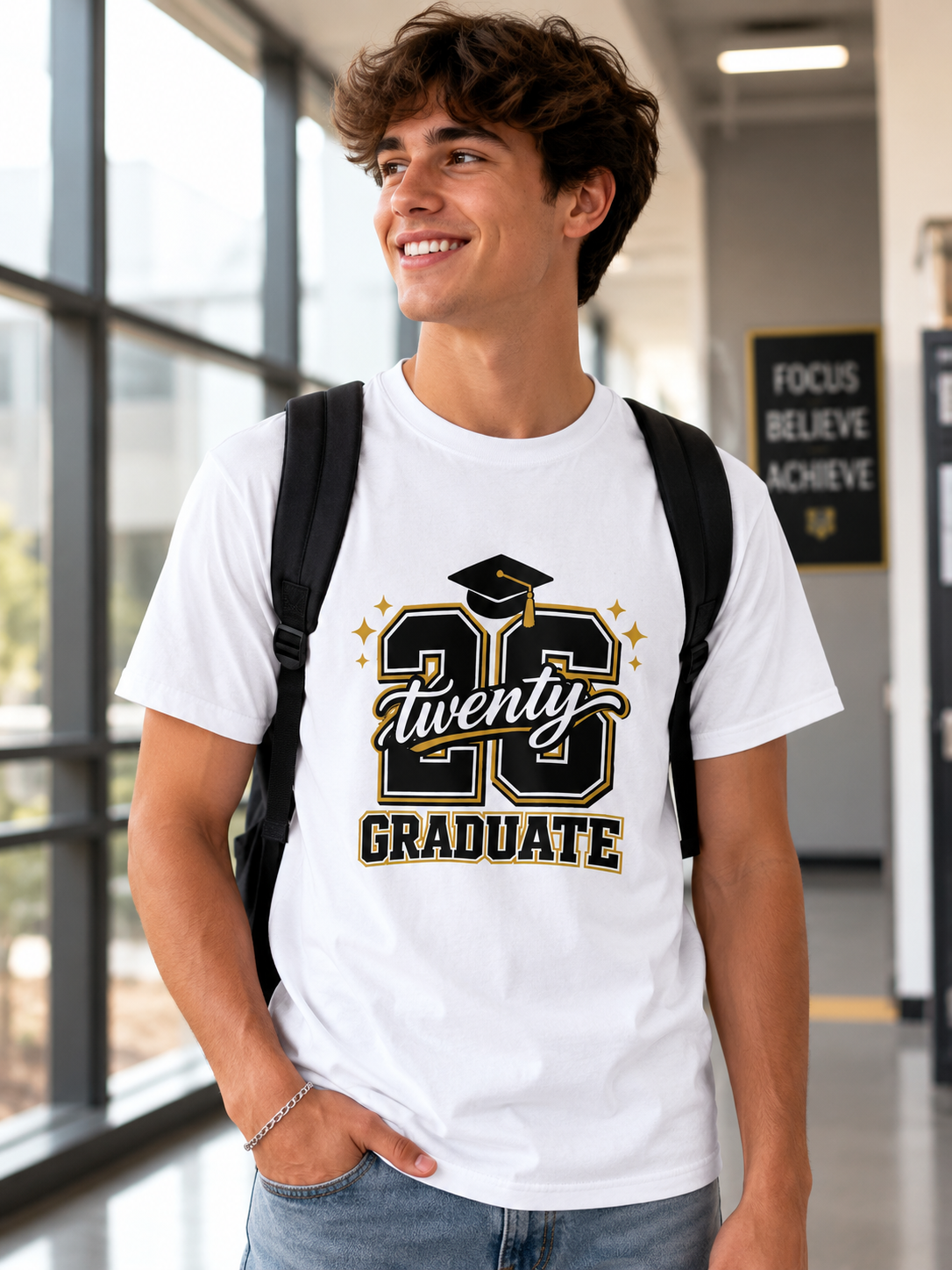 Class of 2026 T-Shirt, Senior 2026 Shirt, Graduation Gift for Her Him, Graduate Tee, School Graduation Shirt, Senior Year Shirt