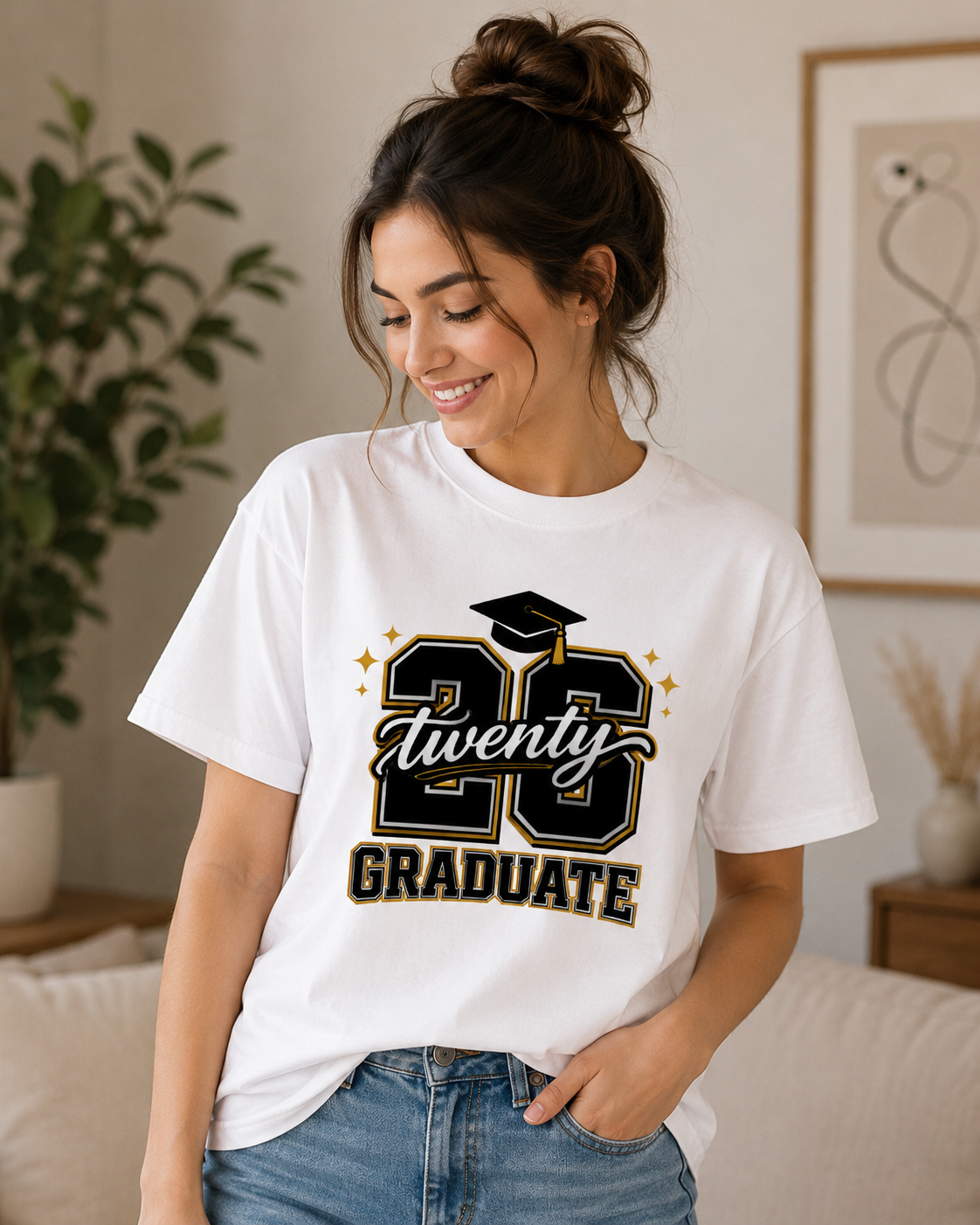 Class of 2026 T-Shirt, Senior 2026 Shirt, Graduation Gift for Her Him, Graduate Tee, School Graduation Shirt, Senior Year Shirt