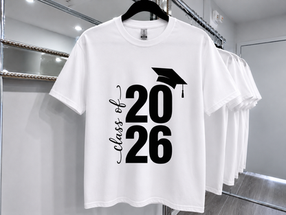 Class of 2026 T-Shirt, Senior 2026 Shirt, Graduation Gift for Her Him, Graduate Tee, School Graduation Shirt, Senior Year Shirt