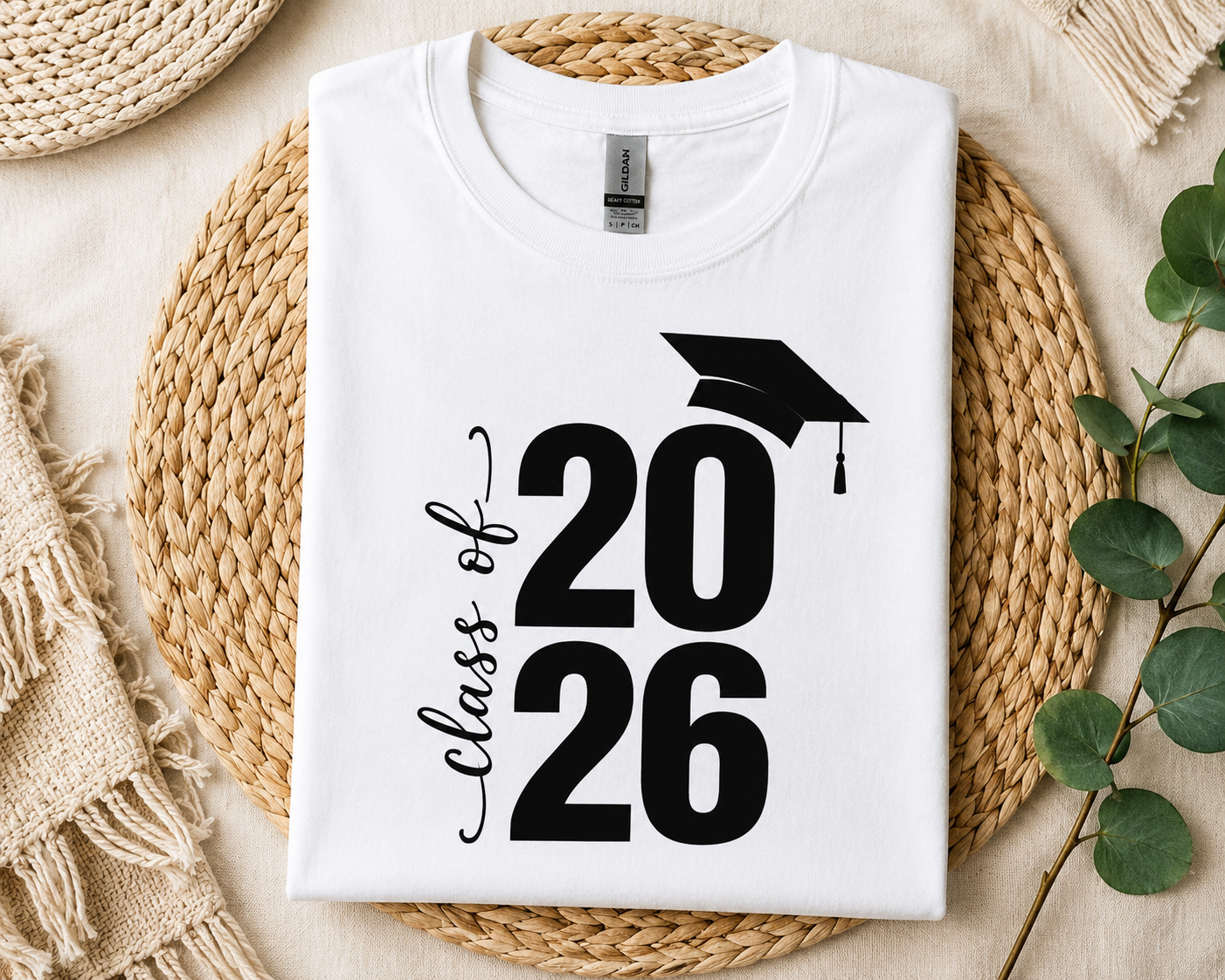 Class of 2026 T-Shirt, Senior 2026 Shirt, Graduation Gift for Her Him, Graduate Tee, School Graduation Shirt, Senior Year Shirt