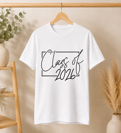 Class of 2026 T-Shirt, Senior 2026 Shirt, Graduation Gift for Her Him, Graduate Tee, School Graduation Shirt, Senior Year Shirt