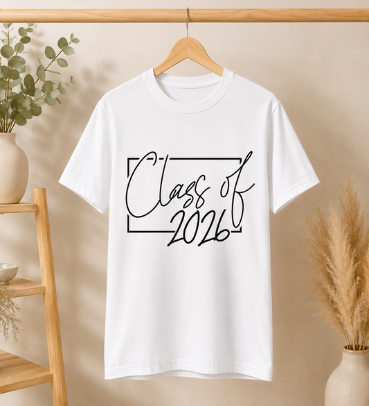 Class of 2026 T-Shirt, Senior 2026 Shirt, Graduation Gift for Her Him, Graduate Tee, School Graduation Shirt, Senior Year Shirt