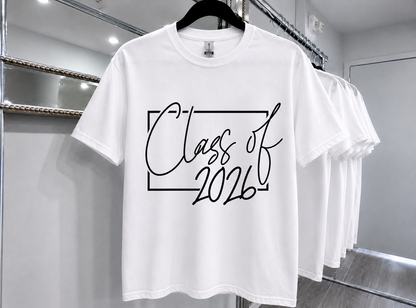 Class of 2026 T-Shirt, Senior 2026 Shirt, Graduation Gift for Her Him, Graduate Tee, School Graduation Shirt, Senior Year Shirt