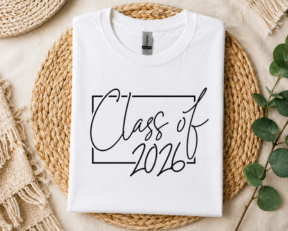 Class of 2026 T-Shirt, Senior 2026 Shirt, Graduation Gift for Her Him, Graduate Tee, School Graduation Shirt, Senior Year Shirt