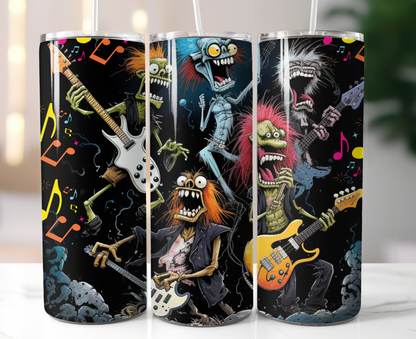 Custom 20oz Skinny Tumbler with Straw – Floral, Funny, Gothic, and Animal Designs – Personalized Sublimation Gift for Her or Him