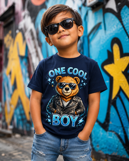 One Cool Boy Toddler Shirt,