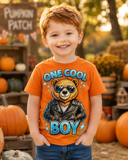 One Cool Boy Toddler Shirt,