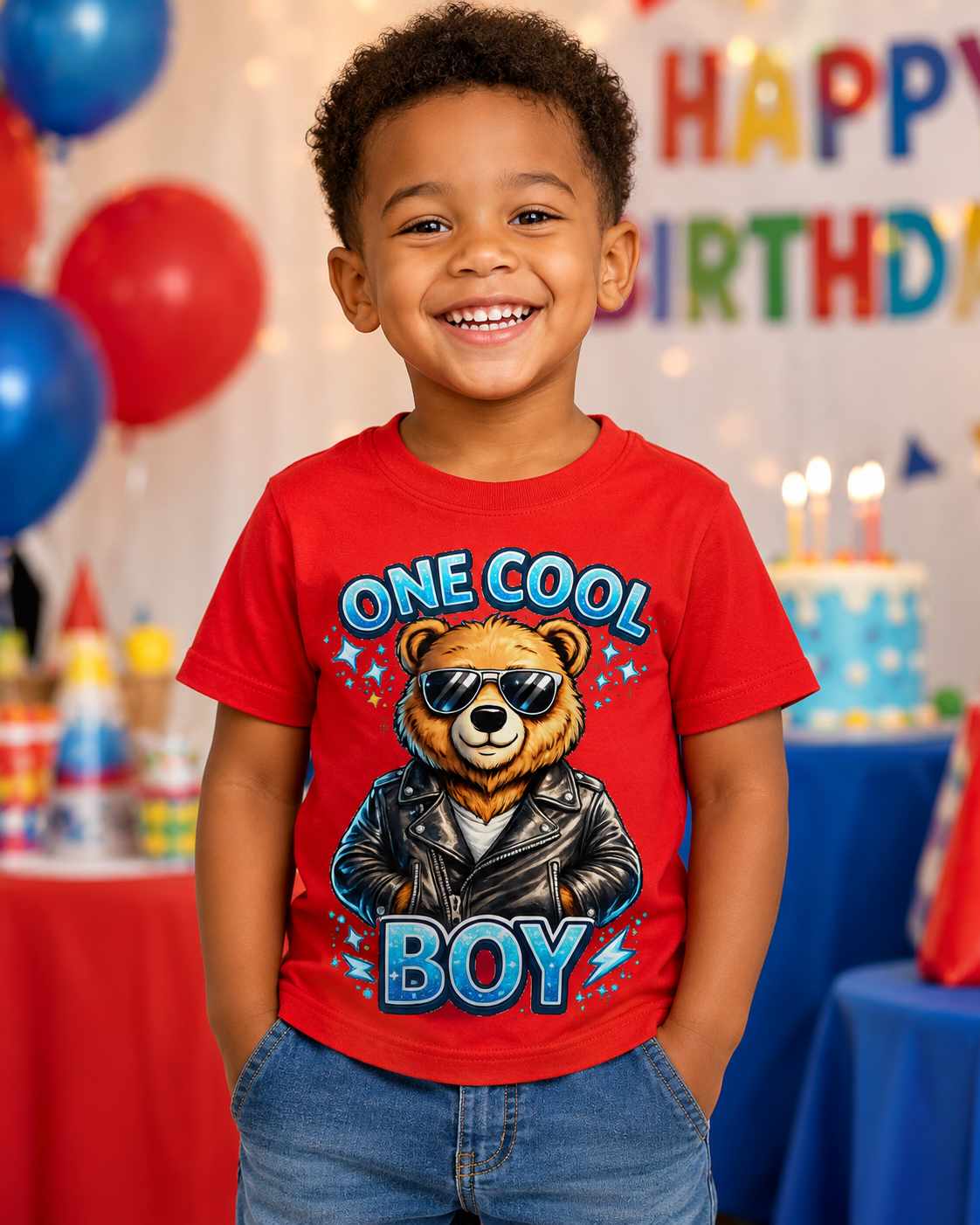 One Cool Boy Toddler Shirt,