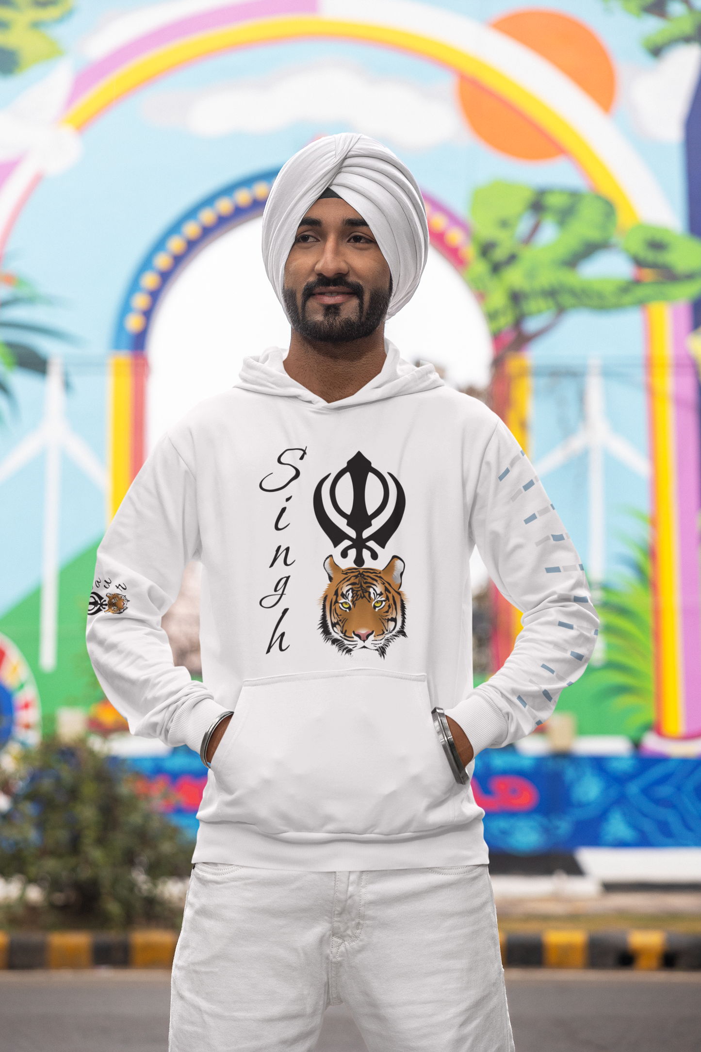 Singh Kaur Matching Hoodies | Sikh Pride, Khanda Tiger Design