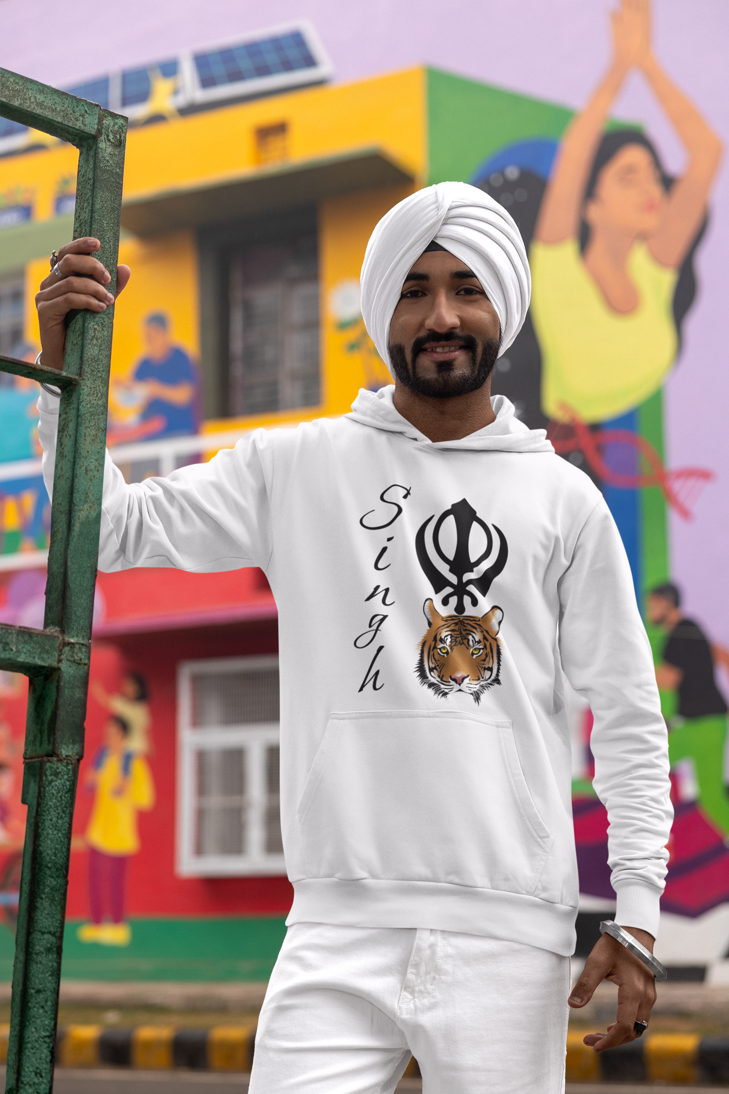 Singh Kaur Matching Hoodies | Sikh Pride, Khanda Tiger Design