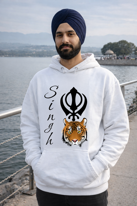 Singh Kaur Matching Hoodies | Sikh Pride, Khanda Tiger Design