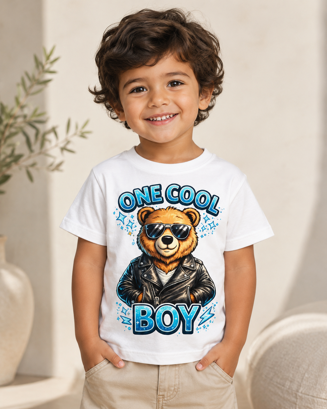 One Cool Boy Toddler Shirt,