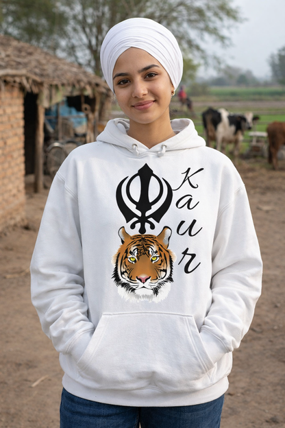Singh Kaur Matching Hoodies | Sikh Pride, Khanda Tiger Design
