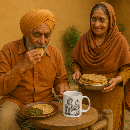 Together Forever Mug – Personalized Couple Anniversary Gift | Custom Love Story Mug | Parents Silver/Golden/Platinum Anniversary