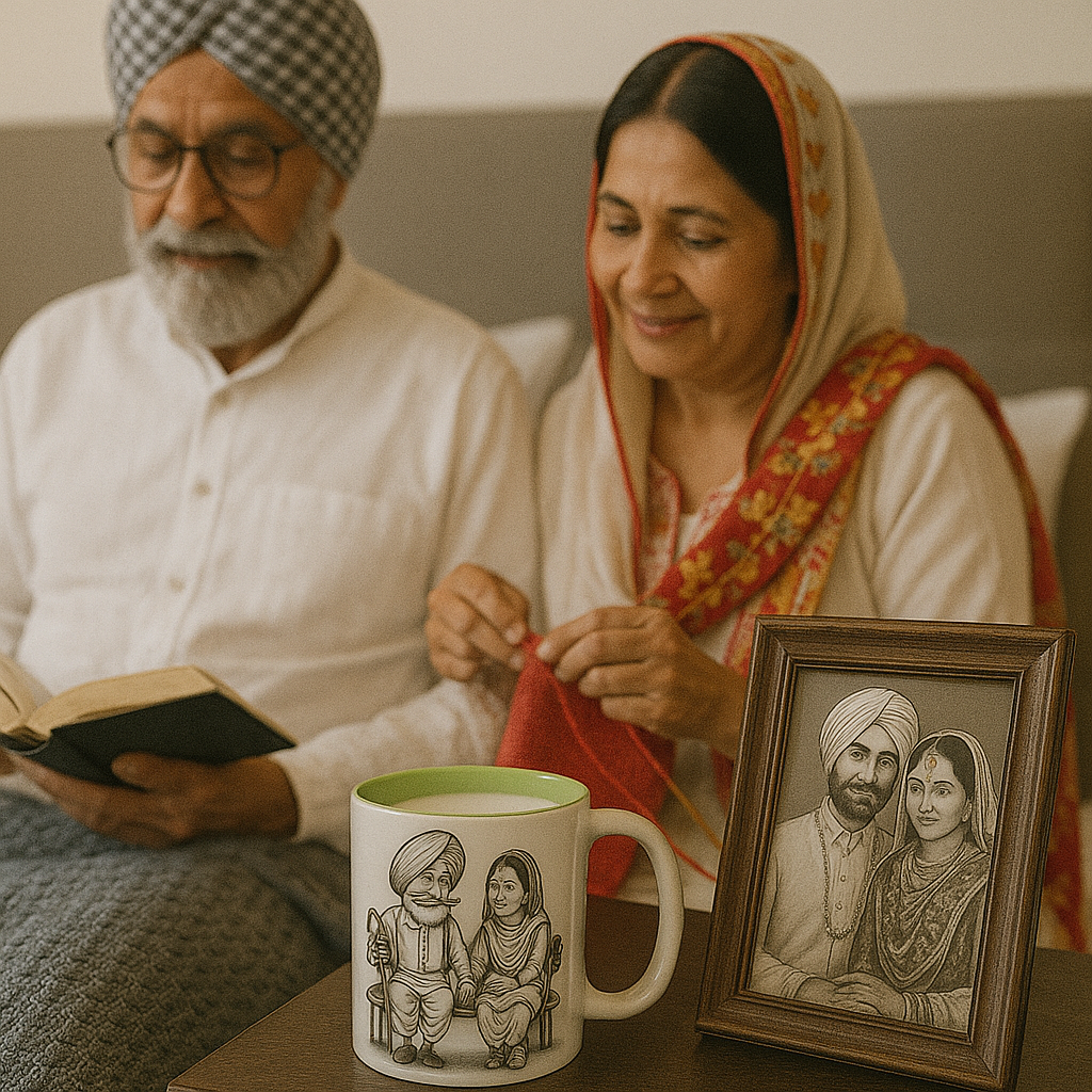 Together Forever Mug – Personalized Couple Anniversary Gift | Custom Love Story Mug | Parents Silver/Golden/Platinum Anniversary