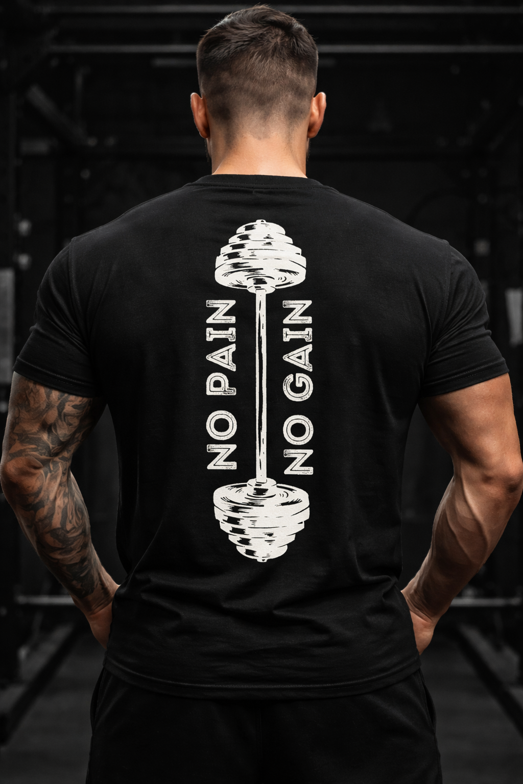 No Pain No Gain Gym T-Shirt | Motivational Fitness Shirt