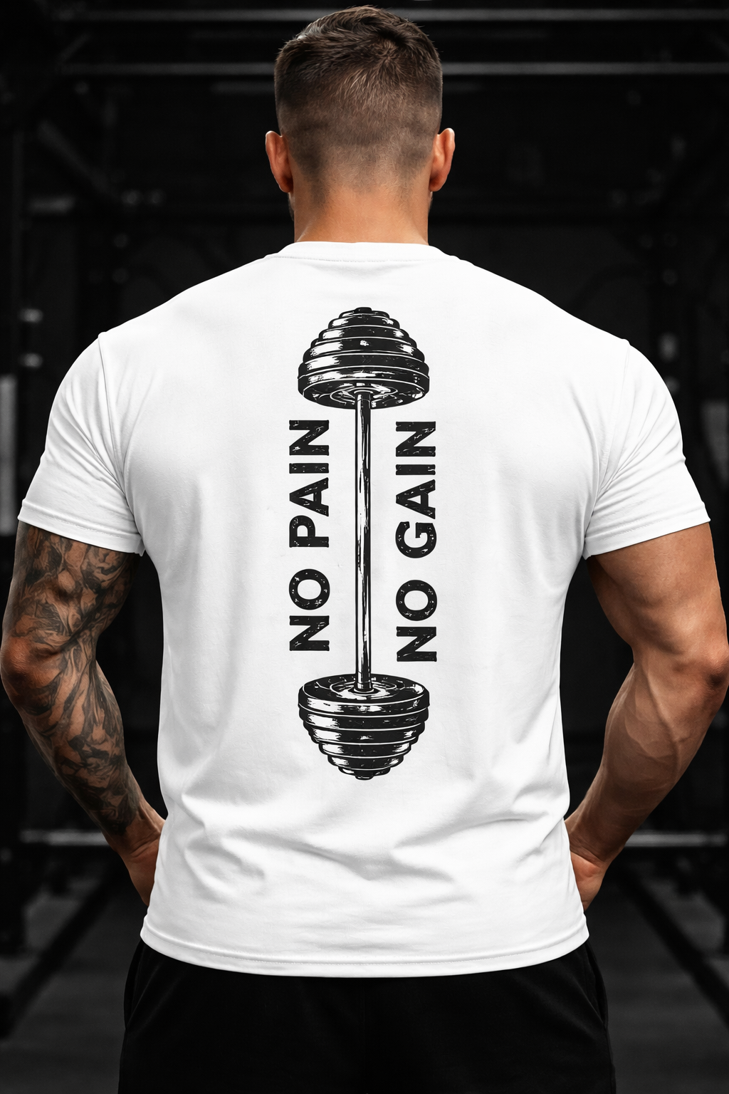 No Pain No Gain Gym T-Shirt | Motivational Fitness Shirt